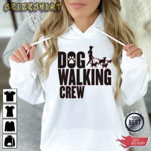 Pet Walking Crew T-Shirt Hoodie