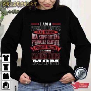 Proud Marine Corps Mom Best Gifts T-Shirt