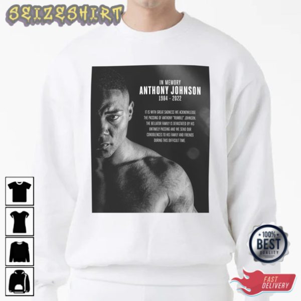RIP Anthony Rumble Johnson MMA Fighter T-Shirt