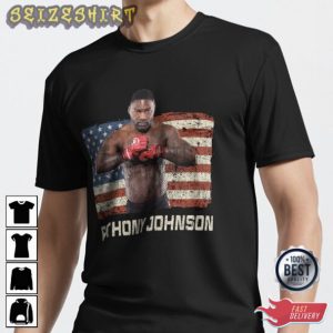 RIP Rumble Johnson Comeback Fighter American Flag