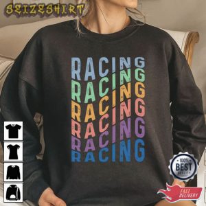Racing Multicolored Letters For Racer