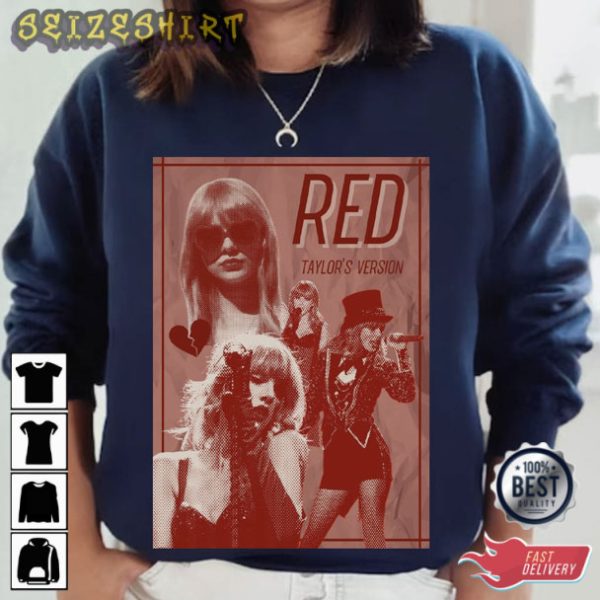Red Taylor’s Version Concert 2022 Retro T Shirts