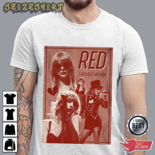 Red Taylor’s Version Concert 2022 Retro T Shirts