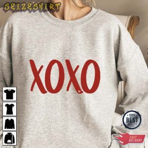 Red Xoxo Valentine Day T-Shirt