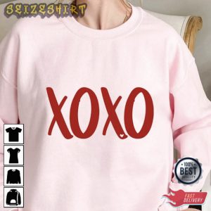 Red Xoxo Valentine Day T-Shirt