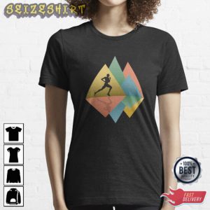 Running On The Side Of The Mountain Graphic Tee