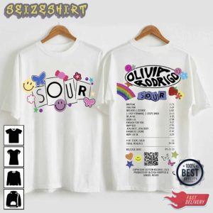 SOUR Album Sound Track Olivia Rodrigo Best T-Shirt