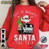 Santa Claus Driving a Truck Funny T-Shirt