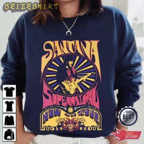 Santana Concert Latin Rock Legends T-Shirt