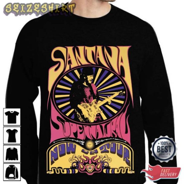 Santana Concert Latin Rock Legends T-Shirt