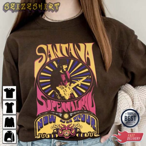 Santana Concert Latin Rock Legends T-Shirt