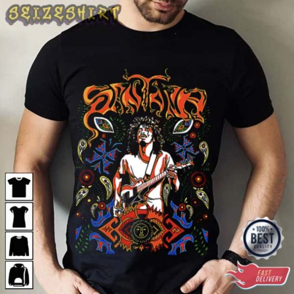 Santana Concert Rock Band T-Shirt