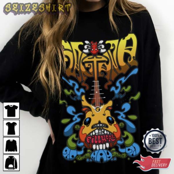 Santana Fillmore Concert T-Shirt