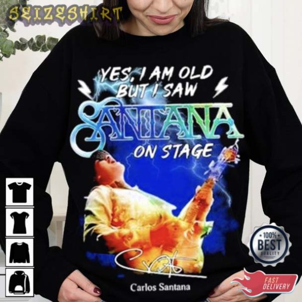 Santana On Stage Santana Tour T-Shirt