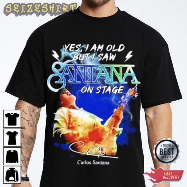 Santana On Stage Santana Tour T-Shirt