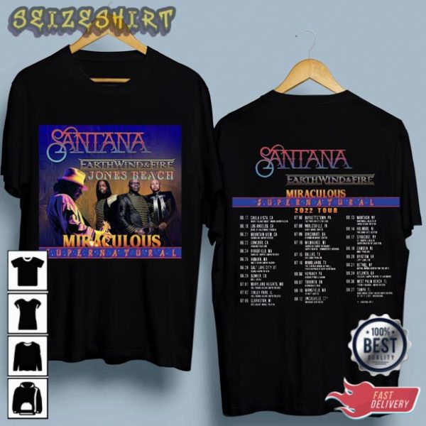 Santana Tour Latin Rock Legends T-Shirt