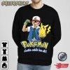 Satoshi And Pikachu Ash Ketchum Anime T-Shirt