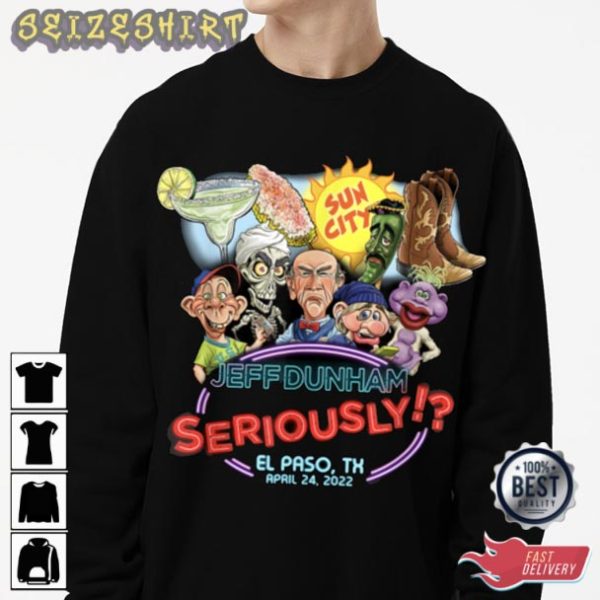 Seriously Tour Jeff Dunham T-Shirt Design