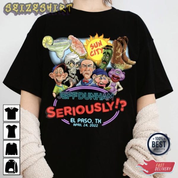 Seriously Tour Jeff Dunham T-Shirt Design