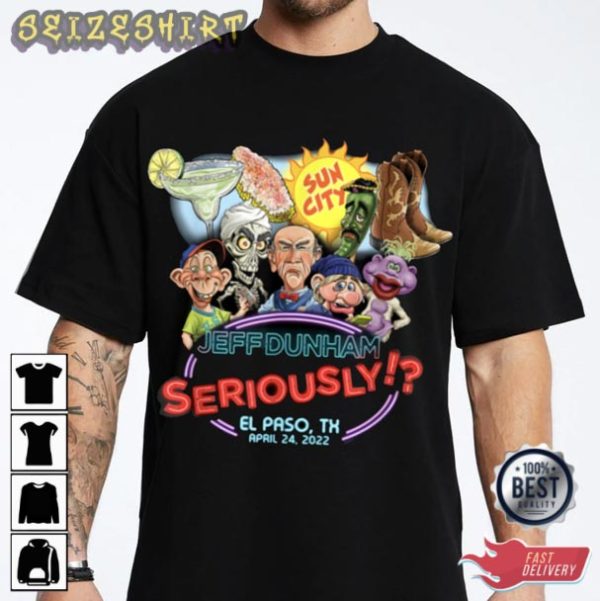 Seriously Tour Jeff Dunham T-Shirt Design