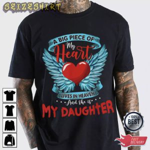 She Is My Daughter Graphic Tee T-Shirt