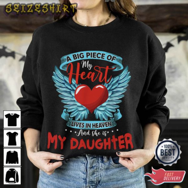 She Is My Daughter Graphic Tee T-Shirt