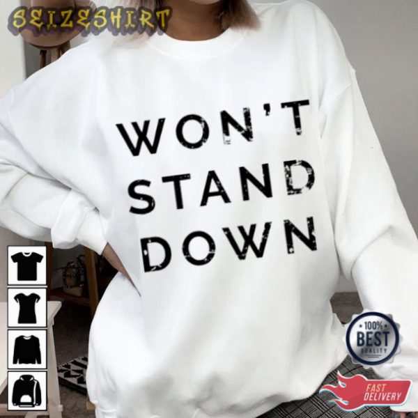 Song Won’t Stand Down Muse Trendy Music T-Shirt