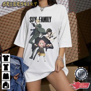 Spy Family Cute T-Shirt Design