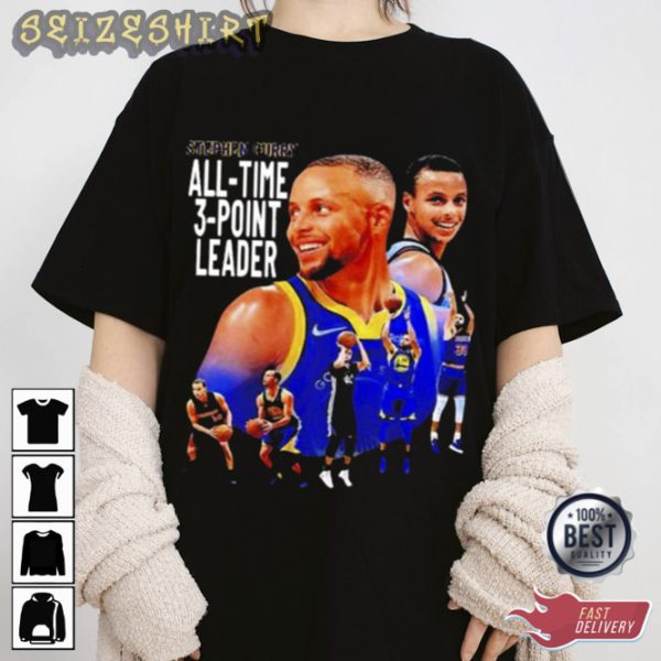 Stephen Curry All-Time 3 Point Leader T-Shirt