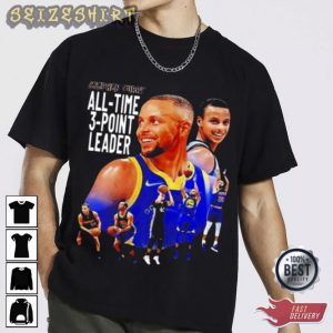 Stephen Curry All-Time 3 Point Leader T-Shirt