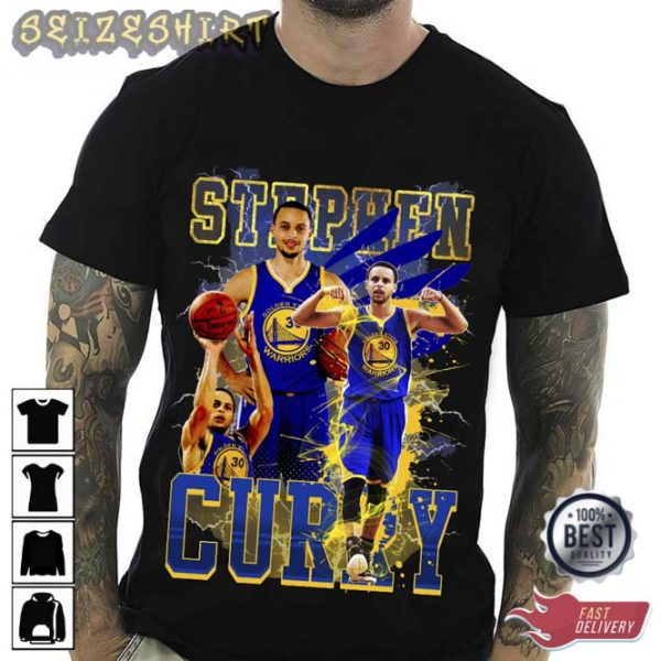 Stephen Curry Basketball Player Shirt For Fan