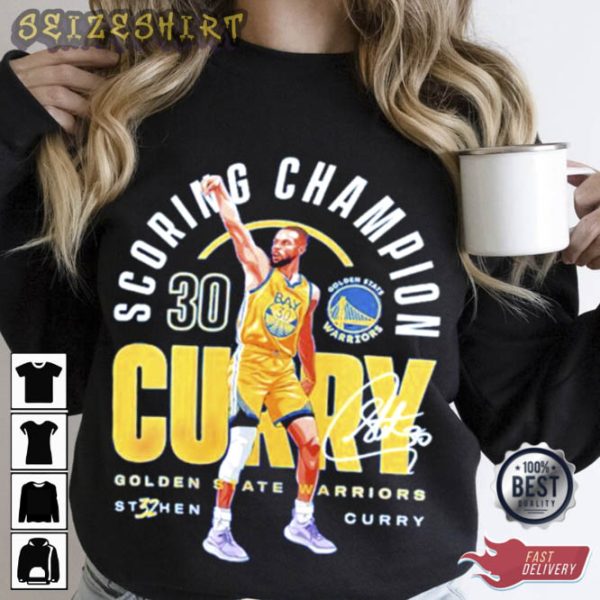 Stephen Curry Scoring Champion No.30 Shooting T-Shirt