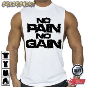 Tank Top For Gymer No Pain No Gain