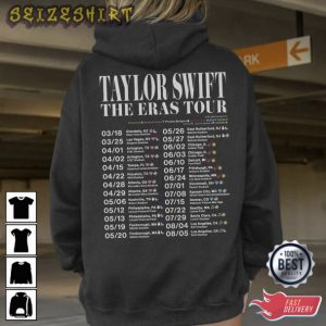 Taylor Fan Hoodie 2023 Tour Shirt Eras Tour 2 Sides Shirt