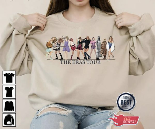 Taylor The Eras Tour Tee Shirt Album Midnight Swiftie Shirt