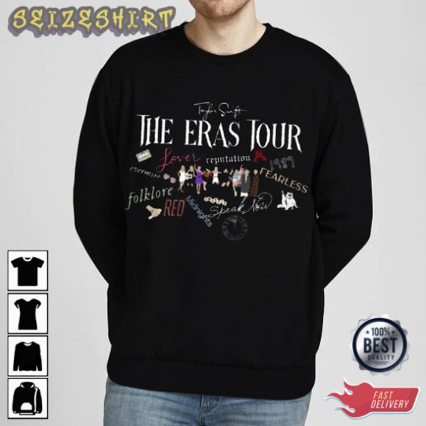 The Eras Tour Albums Music T-Shirt