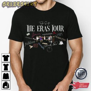 The Eras Tour Albums Music T-Shirt