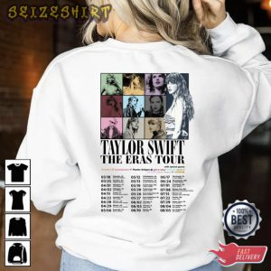 The Eras Tour Sweatshirt, Midnights New Album Song Shirt Retro Taylor Shirt