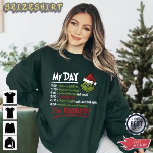 The Grinch Christmas Schedule Funny T-Shirt