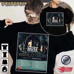 The People Tour 2023 Muse Rock Band T-Shirt