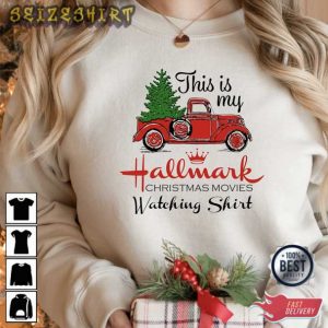 This Is My Movie Watching Hallmark Christmas T-Shirt