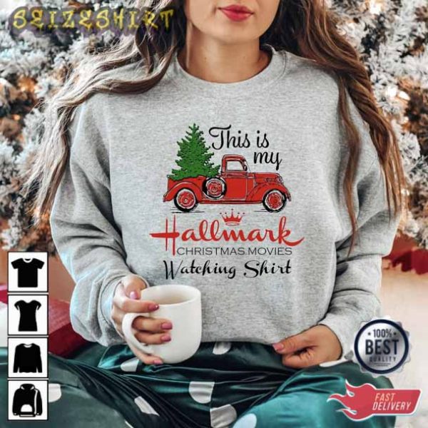 This Is My Movie Watching Hallmark Christmas T-Shirt