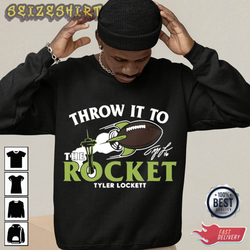 Tyler Lockett - Throw It To The Rocket Shirt - Skullridding