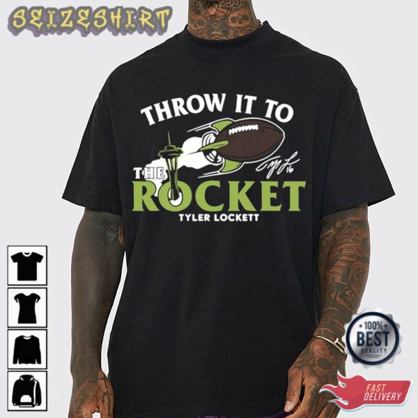 Tyler Lockett Throw It To Rocket Tyler Lockets T-Shirt