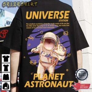 Universe Station Planet Astronaut T-Shirt