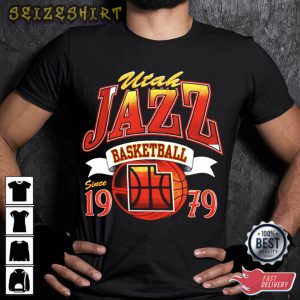 Utah Jazz Basketball Trendy T-Shirt
