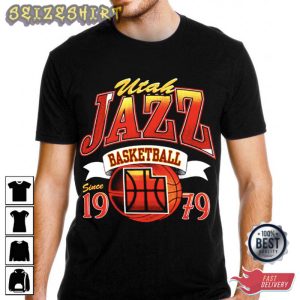 Utah Jazz Basketball Trendy T-Shirt