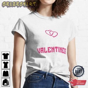 Valentine Day Double Hearts T-Shirt