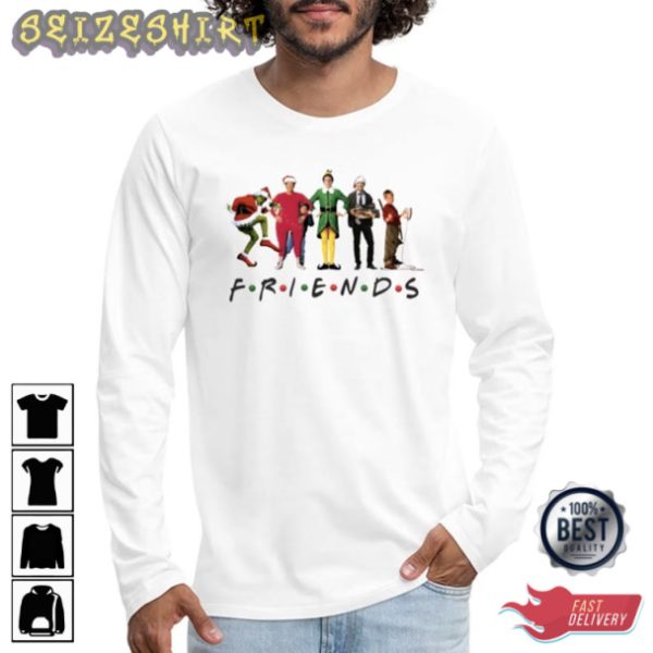 Vintage Christmas Friend Holiday T-Shirt