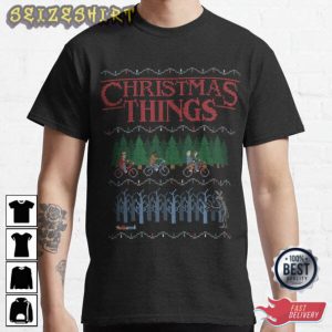 Vintage Game Christmas Things Stranger Things T-Shirt